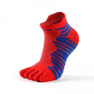 wzw24008 Men's toe socks, professional running sports socks, split-toe socks, thickened shock-absorbing marathon socks for women