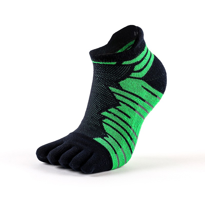 wzw24008 Men's toe socks, professional running sports socks, split-toe socks, thickened shock-absorbing marathon socks for women