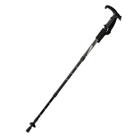 dsz24004 Trekking cane Telescopic outdoor climbing multi-functional crutch walking pole Aluminum alloy trekking T handle straight handle for men and women