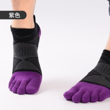 wzw240017 Sports five-toe socks short-tube men and women outdoor professional running fitness split-toe socks outdoor five-toe socks