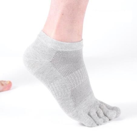 wzw240018 Five -finger socks Men's antibacterial spring and summer outdoor sports divided toe socks short tube sports breathable mesh thin cotton socks