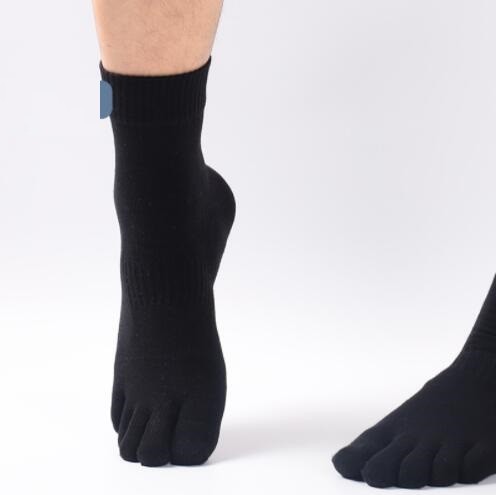 wzw240019 Finger socks Men's antibacterial mesh Eye Cotton Five -toed Socks Socks Fitness Socks Sports Stockings