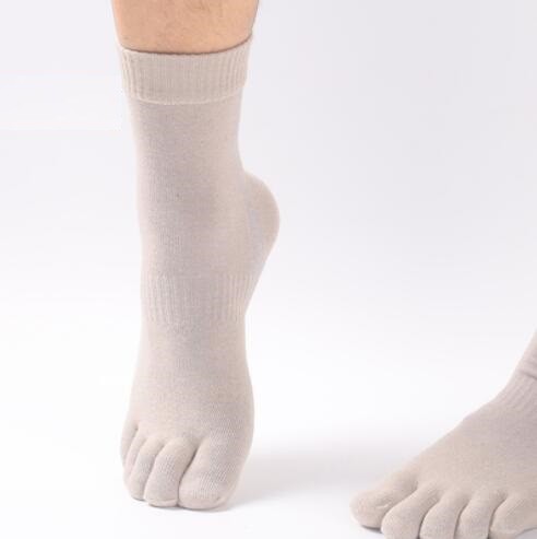wzw240019 Finger socks Men's antibacterial mesh Eye Cotton Five -toed Socks Socks Fitness Socks Sports Stockings